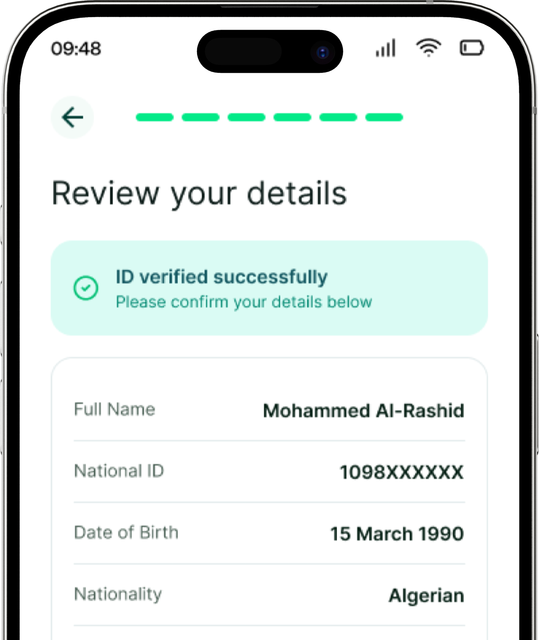 Step 4 — Review details and activate