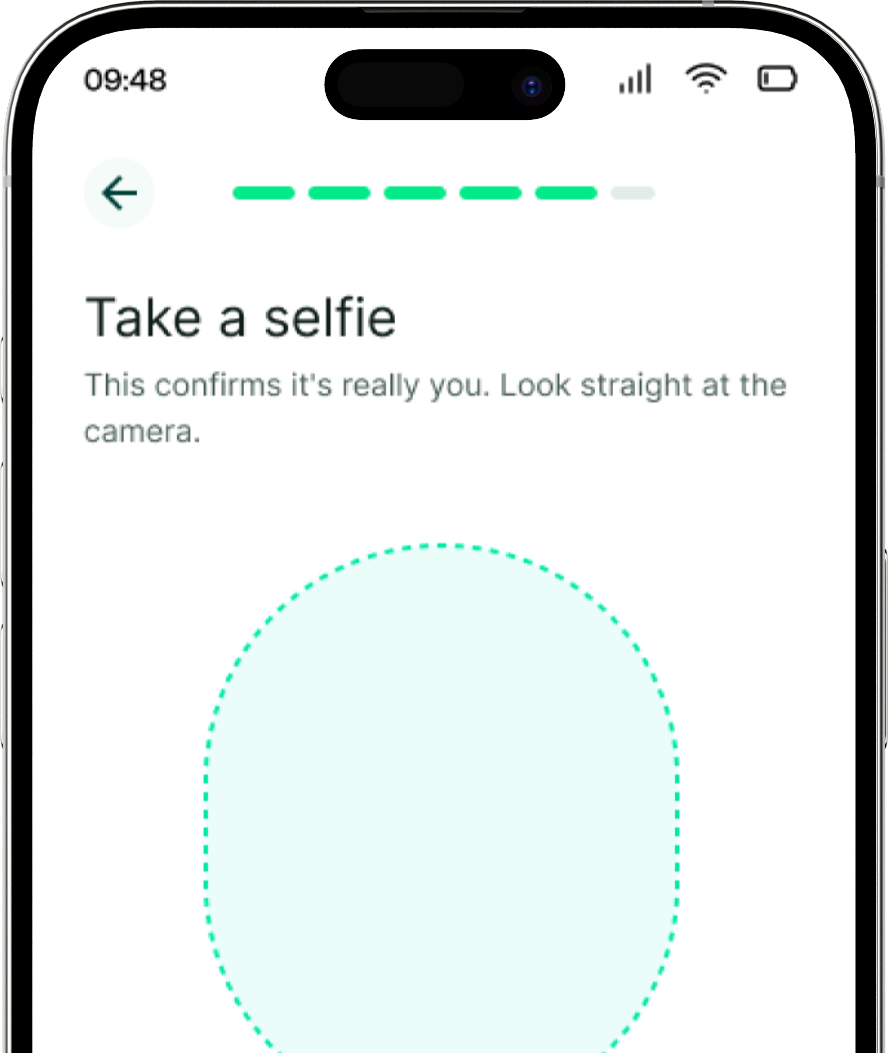 Step 3 — Take a selfie